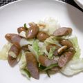めなよ's cooksnap of when they made ソーセージとキャベツの炒め物.