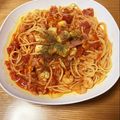 あむあむろ's cooksnap of when they made シーフード★トマトスープパスタ.