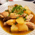 t0mt0mt0m's cooksnap of when they made 簡単トロトロ～♫鶏手羽中と大根の煮物.