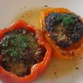 青蘭's cooksnap of when they made パプリカとピーマンの肉詰め.