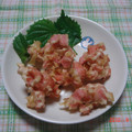 １日でバタンQ's cooksnap of when they made ♪簡単おいしい　魚肉ソーセージのかき揚げ.