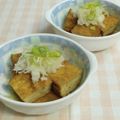 umemodoki's cooksnap of when they made めんつゆで作る 厚揚げの揚出し風.