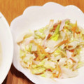 ぺぇこ♡'s cooksnap of when they made 白菜のおつまみマヨ和え.