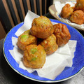 ♪Key♪'s cooksnap of when they made 自家製さつま揚げ☆お好み焼き味.