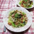 papepo☆'s cooksnap of when they made 市販のソースで簡単ペペロンチーノ焼きそば.