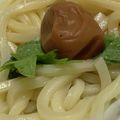 MULA's cooksnap of when they made 冷たいうどんを梅干しで☆.