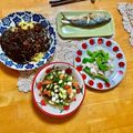 komutatata's cooksnap of when they made 三色のもずく酢和え.