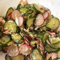☆ayami☆26's cooksnap of when they made きゅうりとラディッシュのツナポン和え.