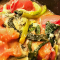 y_u♡'s cooksnap of when they made 簡単！ トマトほうれん草のチーズ炒め.