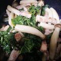 THKS's cooksnap of when they made カーリーケールのガリバタ炒め.