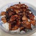 そらのぱぱ's cooksnap of when they made 安～いお肉で♡北海道の豚丼　(^..^).