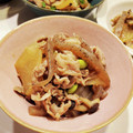 ゆいmaru3's cooksnap of when they made 豚こま/大根/しめじ/突き蒟蒻甘辛炒め煮.