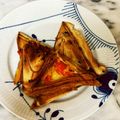 ナピト's cooksnap of when they made ピーマン・キャベツのホットサンド〜母の味.