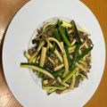 maezuchu's cooksnap of when they made ニンクキとズッキーニの挽肉中華炒め♪.
