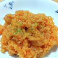 ぱちゅり☆'s cooksnap of when they made 炊飯器で簡単☆チキンライス.