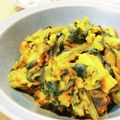 τомоко's cooksnap of when they made カボチャとほうれん草のサラダ.