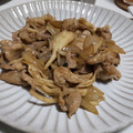 fu♪♪'s cooksnap of when they made 旨味抜群！豚肉とキノコバターめんつゆ炒め.