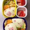 Chaaa_room's cooksnap of when they made ★リラックマしーる(≖益≖)♡キャラ弁★.