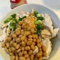 yu🐓's cooksnap of when they made 卵かけサラダチキン(TKSC)ダイエット.