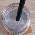アクセル☆'s cooksnap of when they made 黒胡麻バナナミルク.