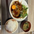ぴかちヨ's cooksnap of when they made ＜リメイク＞餃子の具で作る月見ハンバーグ.