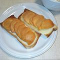 ほか弁ママ's cooksnap of when they made とろ～り甘くてジューシー☆　柿トースト❀.