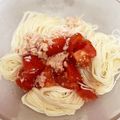＊なみへい＊'s cooksnap of when they made ツナトマトそうめん.