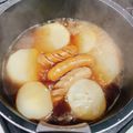 ゆかりりりー's cooksnap of when they made ふろふき大根ウインナー.