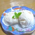 minmin!'s cooksnap of when they made 桃ピンクのさっぱりアイスクリーム.