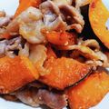 ひっこ's cooksnap of when they made かぼちゃと豚バラの味噌炒め.