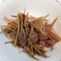 とみぃ11's cooksnap of when they made 照り照り๑^^๑牛肉とごぼうのきんぴら❣.