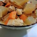 NEKOほっぺ's cooksnap of when they made 味しみしみ！鶏肉と大根の簡単煮物.