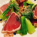 ポトカ's cooksnap of when they made かつおたたきアレンジ♪小松菜和えサラダ.