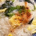 ホネヌキゾンビ's cooksnap of when they made あったまるぅ☆かきたま卵スープにゅうめん.