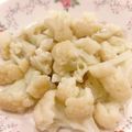 悠LOVE航's cooksnap of when they made ＊基本の*カリフラワーの茹で方＊.