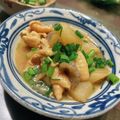 マックスの母's cooksnap of when they made 居酒屋おつまみ☆鶏皮の味噌煮込み.