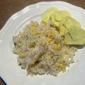 Yokchina's cooksnap of when they made 子供も♡カニカマとコーンの炊き込みご飯.