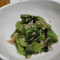fu♪♪'s cooksnap of when they made 青梗菜とツナのポン酢和え.
