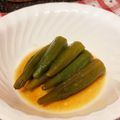 ZUBORA料理's cooksnap of when they made 冷凍オクラの゙おかか煮浸し.