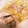 プーさんが好き☆'s cooksnap of when they made 黄金比☆ごま油たれで蒸し鶏のねぎ塩レモン.