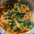 yoccosasa's cooksnap of when they made 子供も大好き☆ほうれん草と人参のごま和え.
