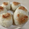 papikun's cooksnap of when they made 居酒屋風✿炙り明太バターの焼きおにぎり.