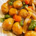 TASままん's cooksnap of when they made お弁当にも！お惣菜風♪肉団子の甘酢あん.