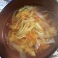 PPPPii0's cooksnap of when they made キャベツと人参の味噌汁☆.