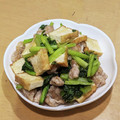 ラリー＆サラ's cooksnap of when they made 豚と小松菜の厚揚げ塩ダレ炒め.