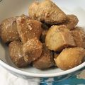 RIEPHO's cooksnap of when they made レンジで簡単☆里芋の胡麻煮っころがし。.