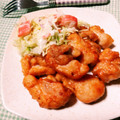 めぐ＊ぴぃ's cooksnap of when they made 味付けはこれ一本！揚げない鶏の唐揚げ.