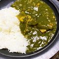 ma616y's cooksnap of when they made チキンサグカレー（ほうれん草カレー）.