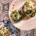 みちばたの花's cooksnap of when they made 大根の葉っぱのおにぎり.
