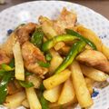 ミアンミアン's cooksnap of when they made アスパラと新じゃがと鶏胸肉の青椒肉絲風.